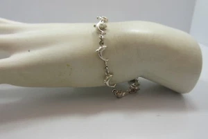 Pulsera de Cadena de Delfín de Plata Esterlina para Mujer 925 7,25 pulgadas - Imagen 1 de 5
