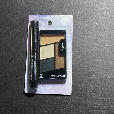 Wet n Wild Color Icon Eyeshadow Quads with  Eyeliner #343B Hooked On Vinyl - Image 1 of 4