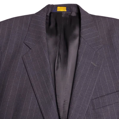 Brooks Brothers Brooksease Suit 2 Piece 44S (36x29.5 Cuffed) Dark Gray Striped - Image 1 of 4