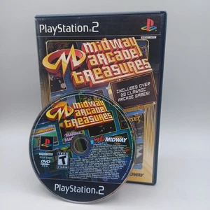 Midway Arcade Treasures (Sony PlayStation 2, 2003) PS2 Ohne Handbuch Getestet Gratis Versand - Bild 1 von 8