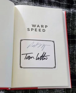 2022 WARP SPEED (Covid) SIGNIERT von Paul Mango & Tom Cotton Erstausgabe - Bild 1 von 4