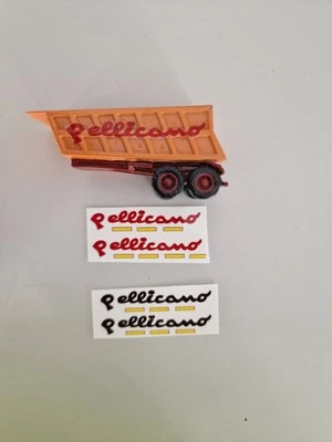 herpa camion scala 1:87 Decal Pellicano Rimorchio  - Immagine 1 di 4