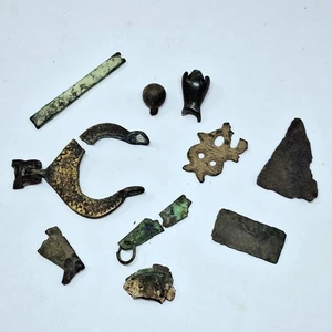 Ancient Bronze Fragments - Roman Empire - Picture 1 of 12