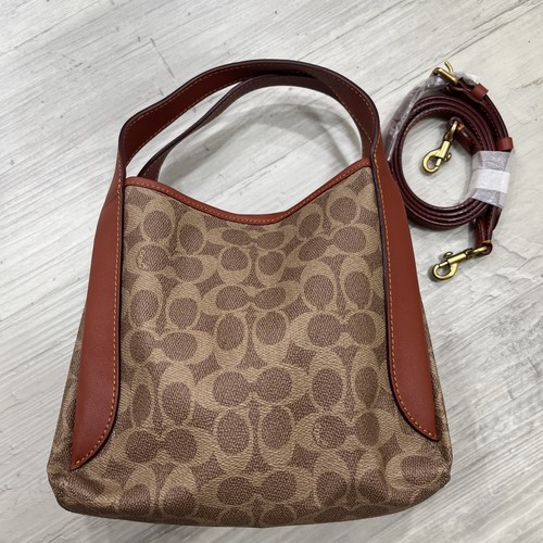 Borsa a mano Coach 79251 PVC pelle marrone firmata