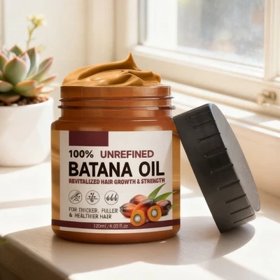 Raw Batana Oil for Hair Growth 100% Natural Pure Unrefined Organic Hair Care - Image 1 of 4