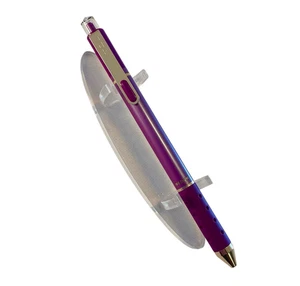NUOVA TUL Pen Gel Inchiostro Metallizzato Scuro VIOLA SCURO Edizione Limitata 0,8 Accenti Oro - Foto 1 di 4