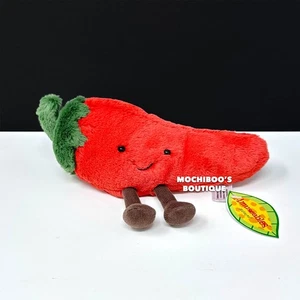 Jellycat AMUSEABLE CHILI SMALL Soft Plush Toy NWT RARE LOVEY 4u CUTE HTF Spicy - Picture 1 of 4