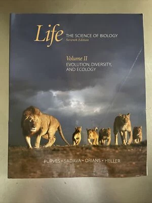 Life 7: Evol, Divers, Ecology V.2 by Purves (Paperback, 2004) - Bild 1 von 3