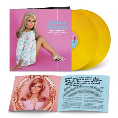 Nancy Sinatra Keep Walkin Singles Demos & Rarities YELLOW VINYL LP Record NEW bl - Image 1 of 2
