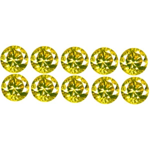 0.26 ct (10 pcs Lot) Tremendous CALIBRATED SIZE(2 x 2 mm) Round Shape Diamond - Picture 1 of 1