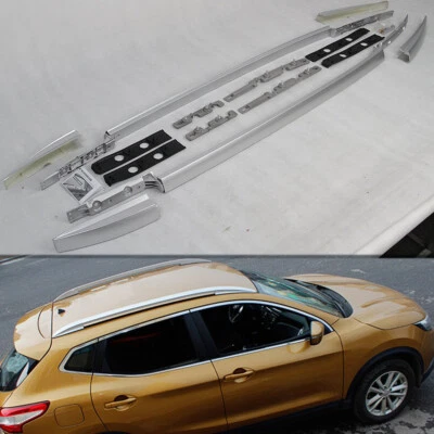 2 piezas para Nissan Rogue Sport Qashqai 2017-21 rieles de techo portaequipajes rieles laterales Foto 1 de 4