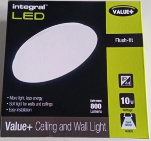 INTEGRAL LED 10W 4000K kühl weiß bündig passend für Zelle und Wandleuchte nicht dimmbar - Bild 1 von 6