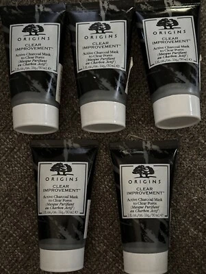 Máscara de carbón activa 5 Origins Clear Improvement ~ 1 oz cada tamaño de muestra de viaje Foto 1 de 2