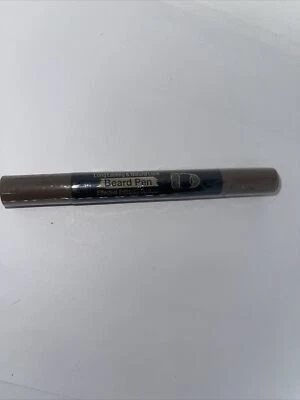 Pluma de relleno de barba para hombres lápiz cultivador de cabello relleno bigote cejas cepillo marrón Foto 1 de 3