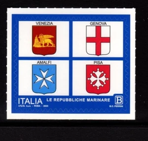 Repubblica Italiana 2023 repubbliche marinare gomma integra mnh - Picture 1 of 1