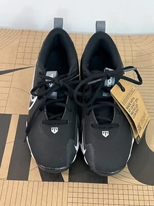Nike Force Trout 9 Keystone Black/White Baseball Cleats FB9731-001 YOUTH Sz 4Y - Picture 1 of 10