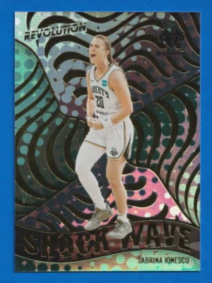 2022 Panini WNBA Revolution SABRINA IONESCU SHOCK WAVE INSERT #224 LIBERTY - Image 1 of 2