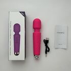 Cordless 8 Speed 20 Vibration Modes, Waterproof Rechargeable Pink