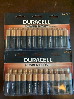 Duracell CopperTop 1.5V AA 碱性电池 - 24 包 - 批量 x2pks - 全新! — 第 1/2 张图片