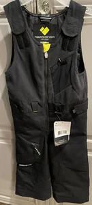 OBERMEYER Boys Black T20 Mentor Snow Bib Ski Pants Snowboard Kids Size 4 - Picture 1 of 11