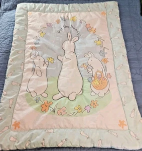 Pat the Bunny Baby Comforter Crib Quilt 1990s Y2K  - Picture 1 of 16