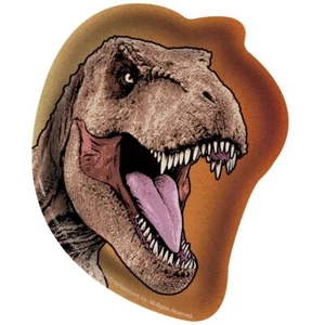 Jurassic Park Into The Wild Birthday Party Small Shaped Cake Plates 8 Pack - Picture 1 of 1