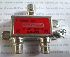 HF POWER SPLITTER DIVIDER SIGNAL VISION KOAX 2 WEGE TV 5 MHz-1000 MHz (1 GHZ) NEU - Bild 1 von 1