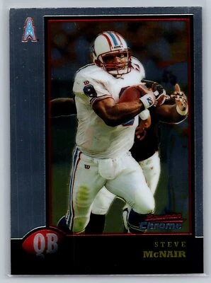 1998 Bowman Chrome #37 Steve McNair OILERS - Image 1 of 2