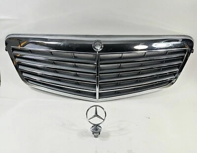 原始设备制造商 2010 - 2013 MERCEDES E300 E350 E400 E550 (W212) 前格栅和木头装饰  — 第 1/4 张图片