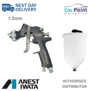 Anest Iwata Junior AZ4 HTE S Luftpistole Schwerkraftzufuhr Midi Sprühpistole 1,3 mm Spitze - Bild 1 von 8