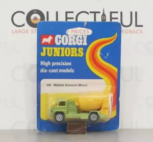 CORGI JUNIORS - #30 - MOBILE CEMENT MIXER - DIECAST *RARE BEAUTY* MOC🔥 - Picture 1 of 2