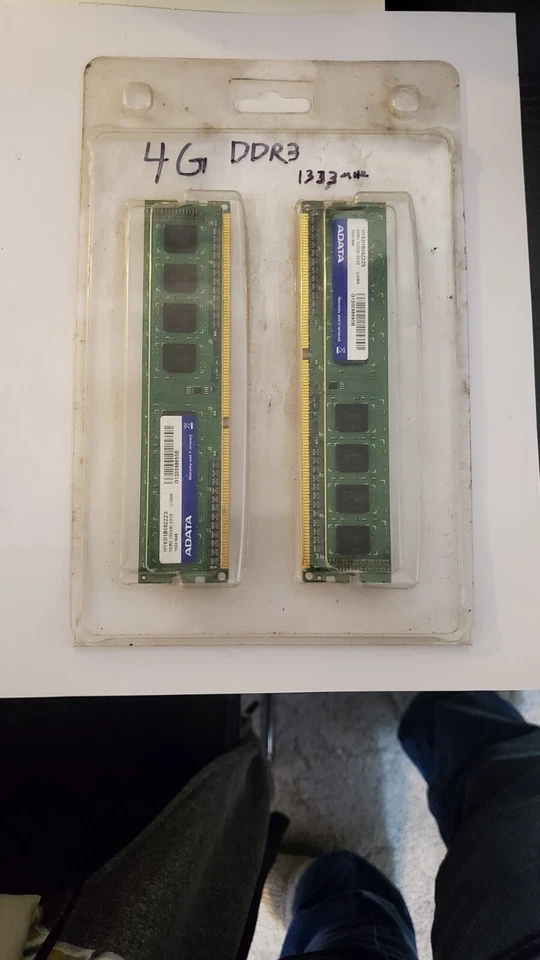 ADATA 2X4GB 8GB Total 1333MHz DDR3 Memory Ram (AD3U1333W4G9-B) - Image 1 of 1