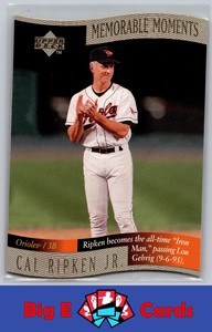 1997 Collector's Choice Cal Ripken Jr. #3  Memorable Moments