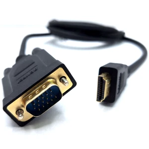 Benfei HDMI to VGA Male for TV PC Monitor Computer Desktop Laptop PC Benfei - Picture 1 of 6
