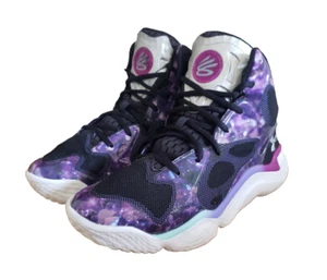 Under Armour Curry x Tuff Crowd Spawn FloTro Mystic Magenta Black Men's Size 8.5 - Picture 1 of 11