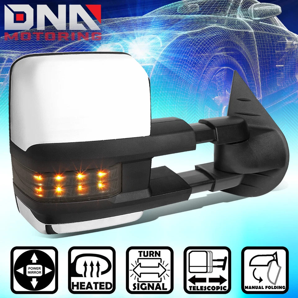 ДЛЯ 2007-2014 SILVERADO SIERRA ПИТАНИЕ + ПОДОГРЕВ + СВЕТОДИОДНЫЙ СИГНАЛ БУКСИРОВКИ ЗЕРКАЛО СПРАВА - Изображение 1 из 4