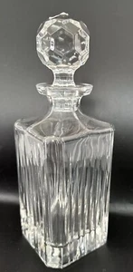 ILLUSIONS by Samobor 24% Lead Cut Crystal Decanter Whiskey Scotch Bourbon - Picture 1 of 19