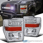 Fits 2008-2010 Ford F250 F350 F450 F550 Superduty Headlights Left+Right Assembly