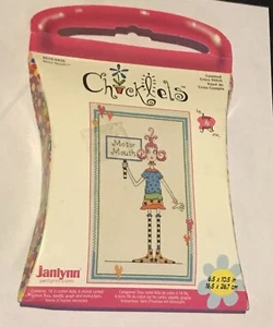 Janlynn Chicklets Motor Mouth #019-0426 Counted Cross Stitch Kit in Box - Picture 1 of 12