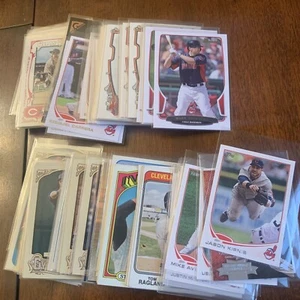HUGE Cleveland Indians Baseball Card Lot 100 Cards Most NM/M Sleeved 90s-2010s A - Picture 1 of 5