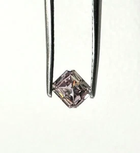 Pink Color 0.31CT Loose Diamond Fancy Natural Radiant Cut GIA Certified - Picture 1 of 7