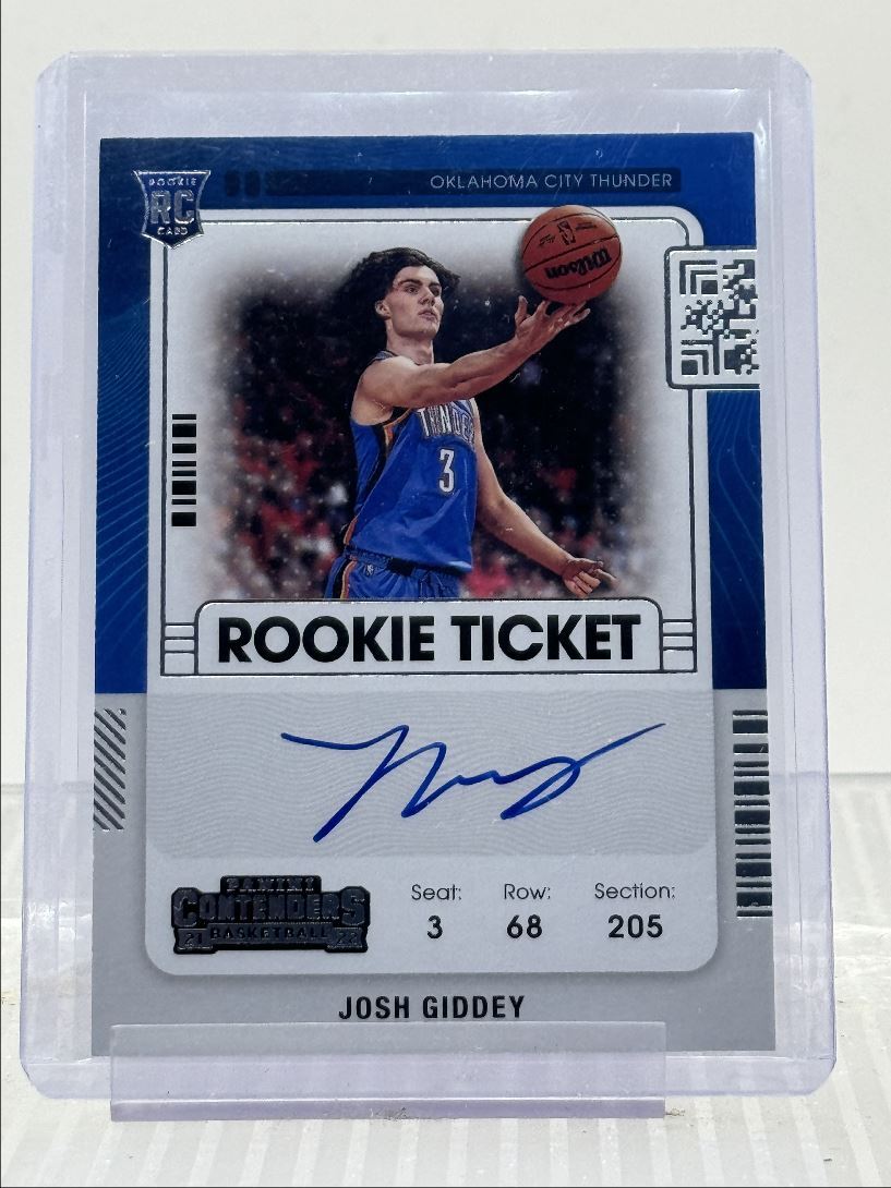 Next Day】Josh Giddey RC Auto ルーキー サイン