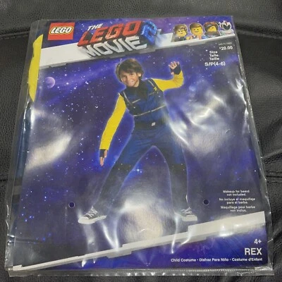 The Lego Movie 2 - Disfraz de Halloween Rex Niño Talla Pequeña 4-6 NUEVO CON ETIQUETAS NUEVO Foto 1 de 4