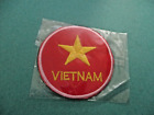 Drapeau du Vietnam - Patch souvenir rond à repasser 21⁄2" NEUF
