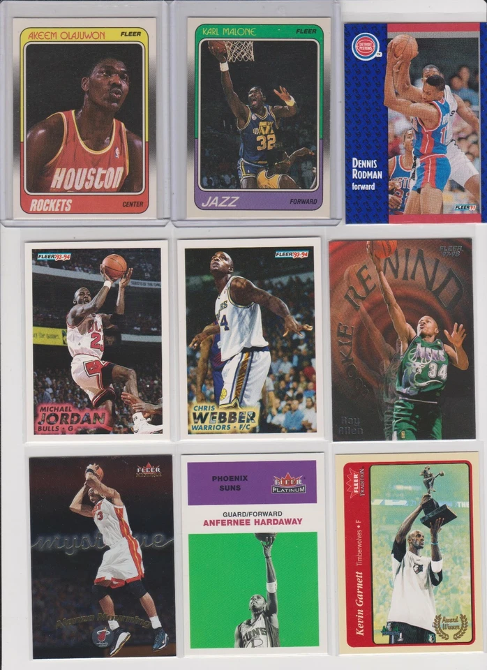 Misc. Fleer Basketball U-pick NM you pick base stars inserts RC rookies HOF - Image 1 of 1