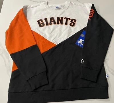 San Francisco Giants Starter Men’s Crewneck Sweater (Small) Retails For $115 - Image 1 of 4