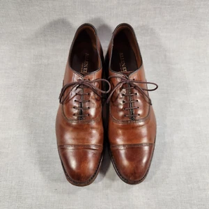 Allen Edmonds Port Washington Fifth Ave Oxford Puntera Hombres Zapatos Talla 8.5 D Marrón - Imagen 1 de 17