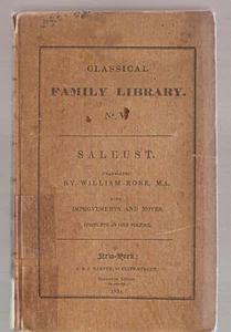 SALLUST - translated by William Rose  HB 1831 - Picture 1 of 2