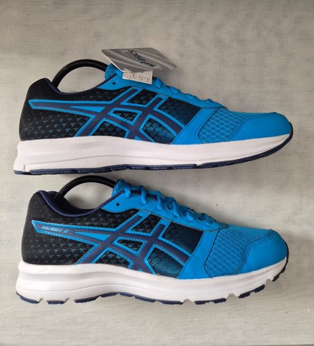 Scarpe da corsa Asics Patriot 8 unisex blu marino misura UK8 5 EU42 5 nuove