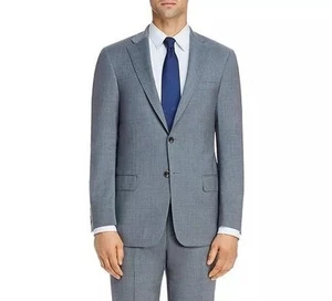 Hart Schaffner Marx Men The Brooklyn Basic Slim Fit 100% Wool Suit Jacket Sz 42L - Picture 1 of 8